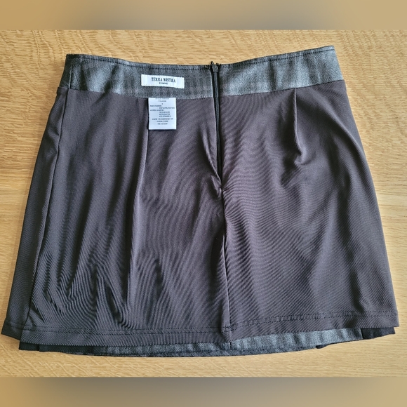 Terra Nostra Faux Leather Mini Skirt – Black – Size S - Picture 3 of 9